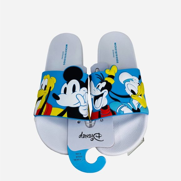 Mickey and Friends Slides Size 8 NWT - Picture 1 of 8